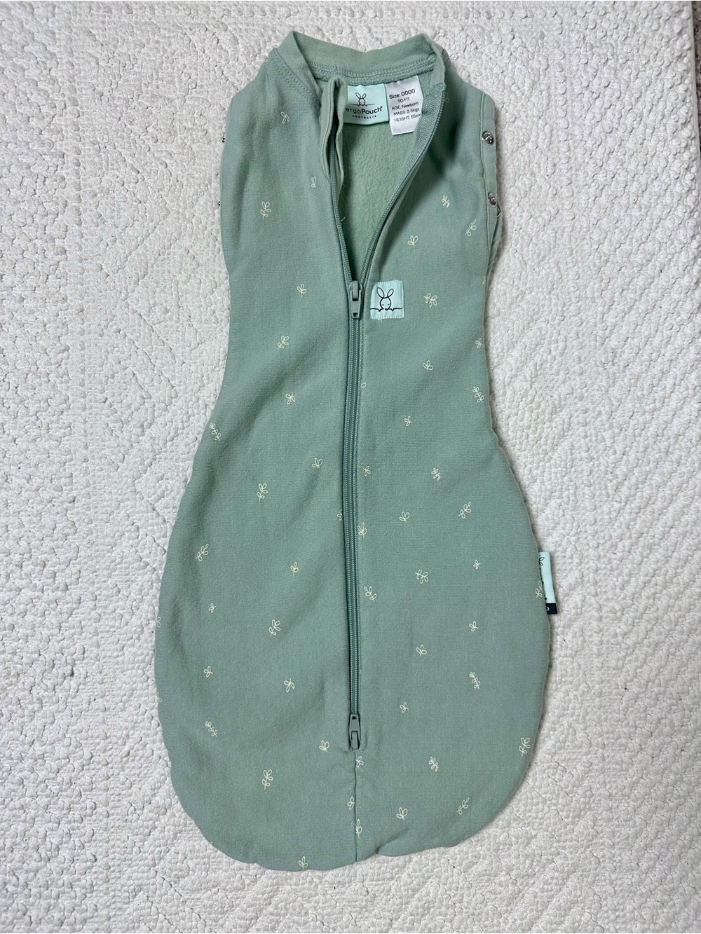 Ergobaby Cocoon Swaddle Sack 1.0 TOG Sage